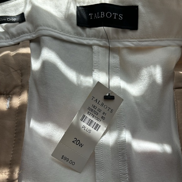 TALBOTS WOMENS WHITE PANTS - Picture 5 of 5